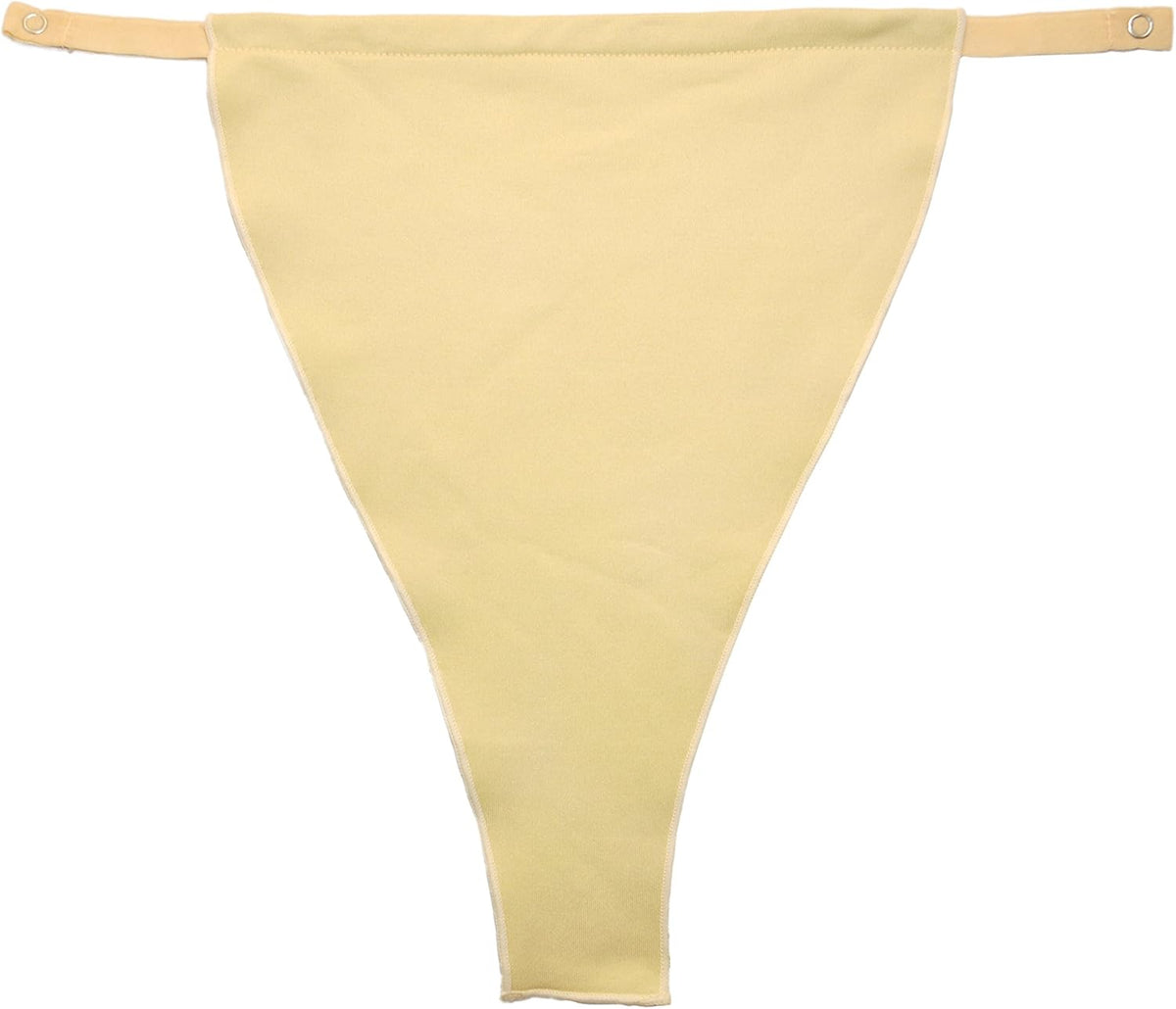 [211] White, Nude, Crème - Solid (Three in a Pack) Snap-to-Bra Mock Camisole - Original Classic.
