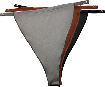 Black - Gray - Brown (Solid 3 pack)
