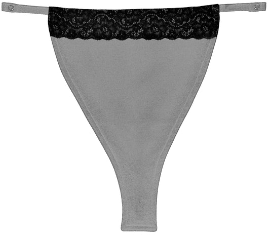 Gray (Black Lace Edge - Fina Collection)