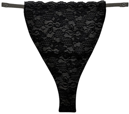 Black on Gray (Lady Lace - Fina Collection)
