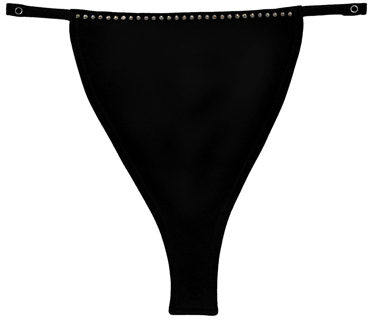 Black (Rhinestone Diamante Edge)