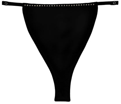 Black (Rhinestone Diamante Edge)