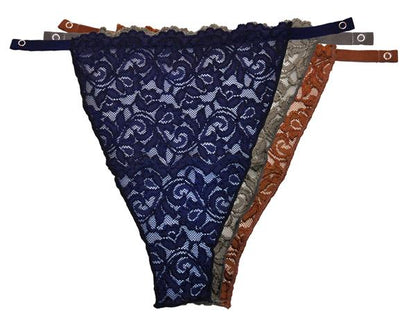 Navy - Gray- Brown. (Full Lace 3 pack)
